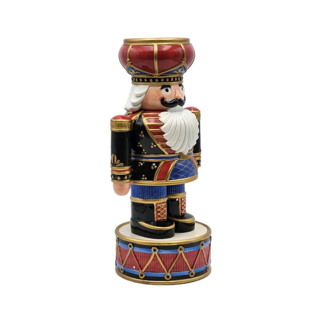 Fitz And Floyd Nutcracker Small Candleholder 13" Original Box 619/396 VTG 2005 - Picture 4 of 16